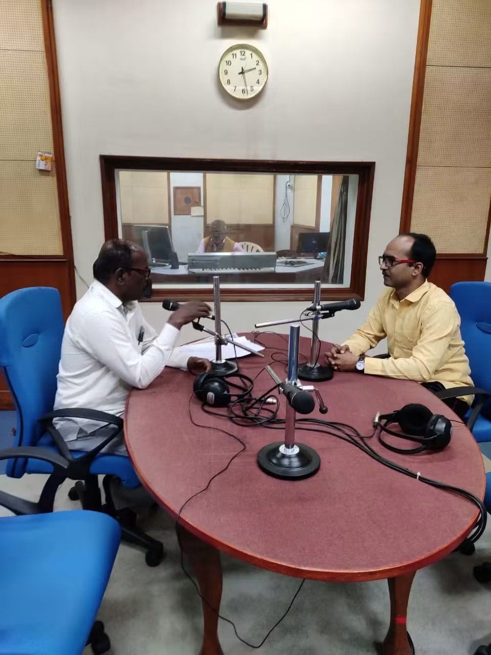 Agriculture and organic farming radio interview session
